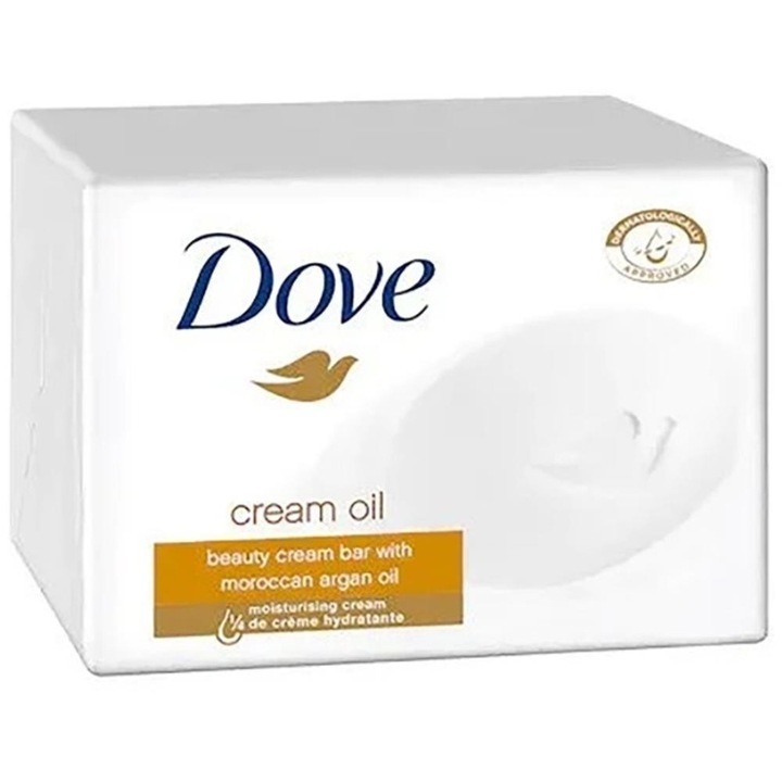 Комплект от 8 бр. Подхранващ сапун Dove, 3в1, мароканско арганово масло, 90 g