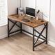 Birou de calculator industrial rustic masa de lucru metalic cadru Rebiko