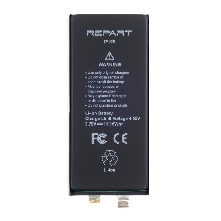 Baterie de schimb pentru iPhone XR, 2942mAh, 3.79V, Li-ion, Negru