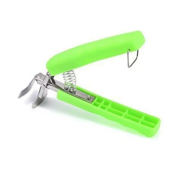 Set ustensile gatit, suport anti-arsura, inox, verde, 16.5x4cm