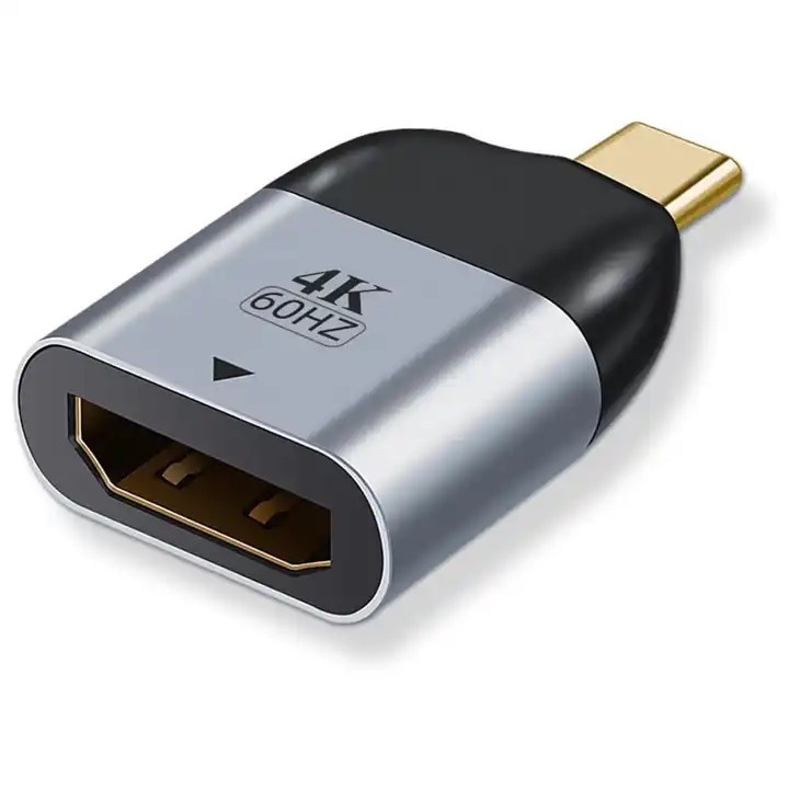USB-C 3.1 към HDMI адаптер, 4K 60Hz, сив