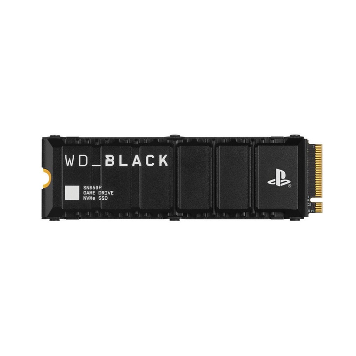 SSD Western Digital Black SN850P, 2TB M.2 NVMe PCI Express 4.0, за конзола PS5, (WDBBYV0020BNC-WRSN)