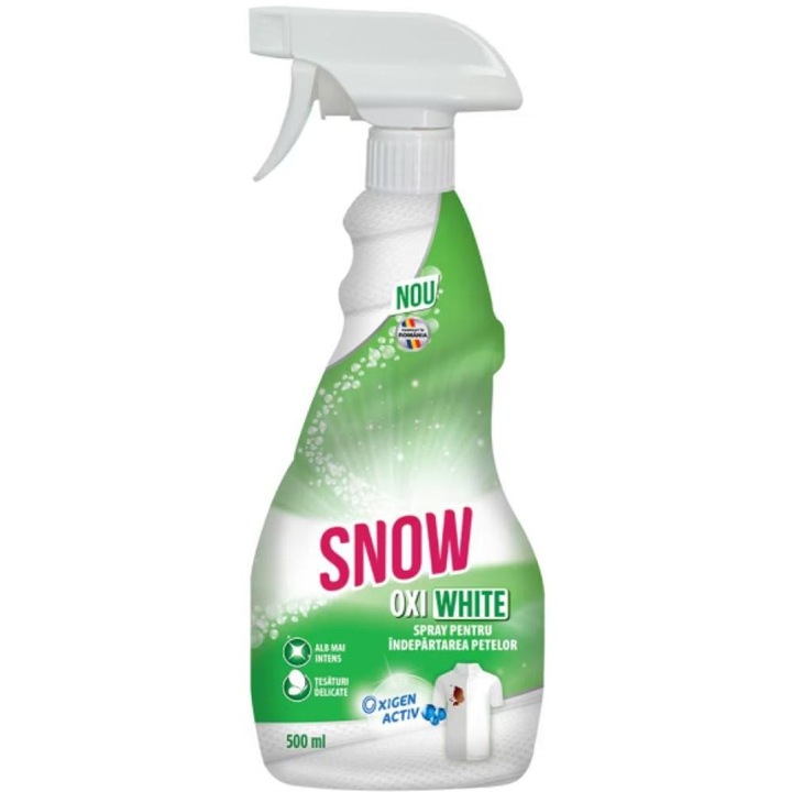 Set 4 x Spray pentru Indepartarea Petelor Snow Oxi White, 500 ml