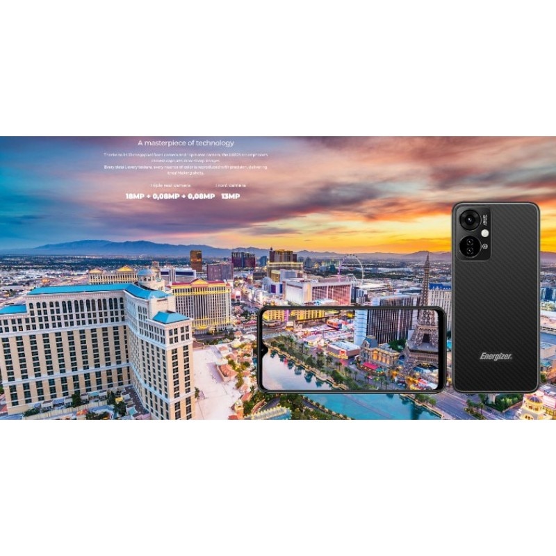 Telefon Mobil Energizer U652S, Dual Sim, 64GB, 2GB RAM, 4G, Negru