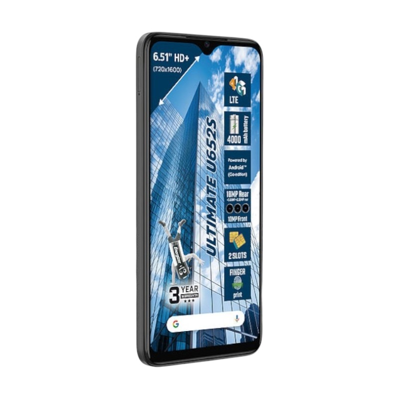 Telefon Mobil Energizer U652S, Dual Sim, 64GB, 2GB RAM, 4G, Negru