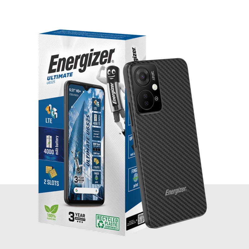 Telefon Mobil Energizer U652S, Dual Sim, 64GB, 2GB RAM, 4G, Negru