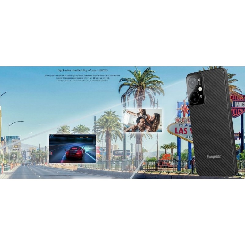 Telefon Mobil Energizer U652S, Dual Sim, 64GB, 2GB RAM, 4G, Negru