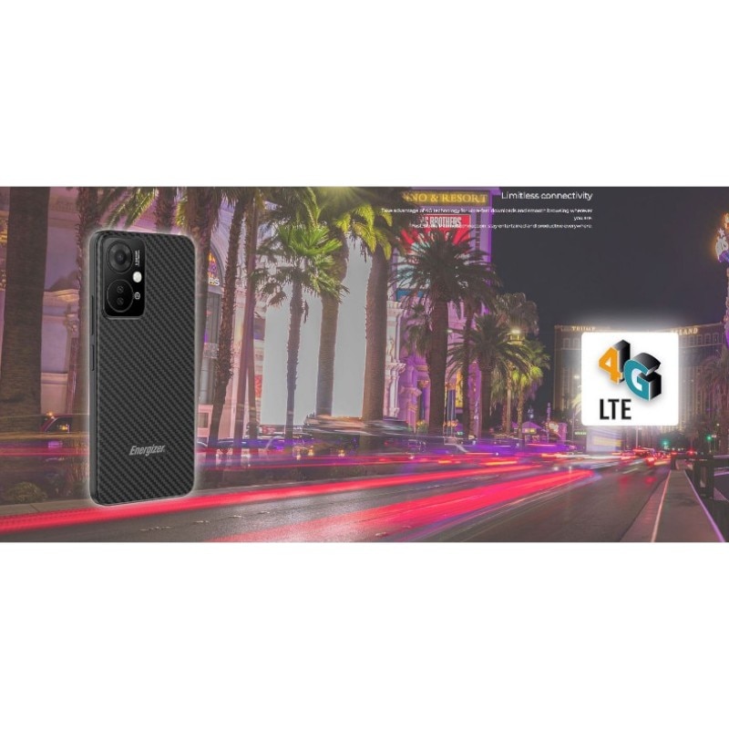 Telefon Mobil Energizer U652S, Dual Sim, 64GB, 2GB RAM, 4G, Negru