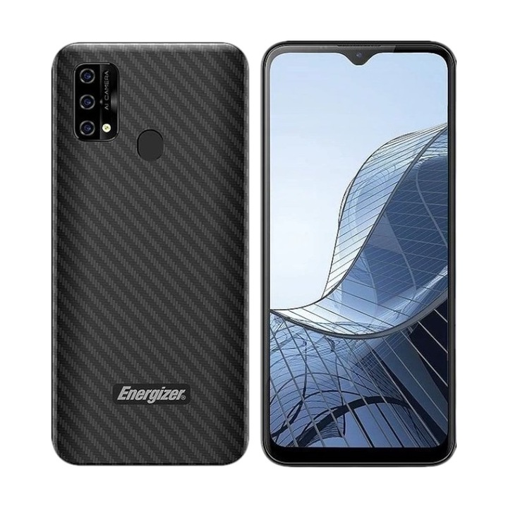 Смартфон Energizer U683S, 6.82", 2GB RAM, 64GB, 4900mAh, две SIM карти, 4G LTE, черен