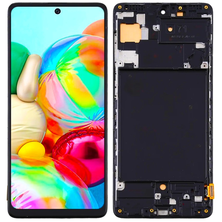 Дисплей Samsung Galaxy A71, 6.60", Incell, черен
