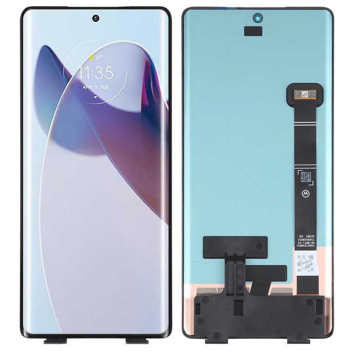 Дисплей OLED, Tradebit, съвместим с Motorola Edge 30 Ultra XT2241-2, 6.67", черен