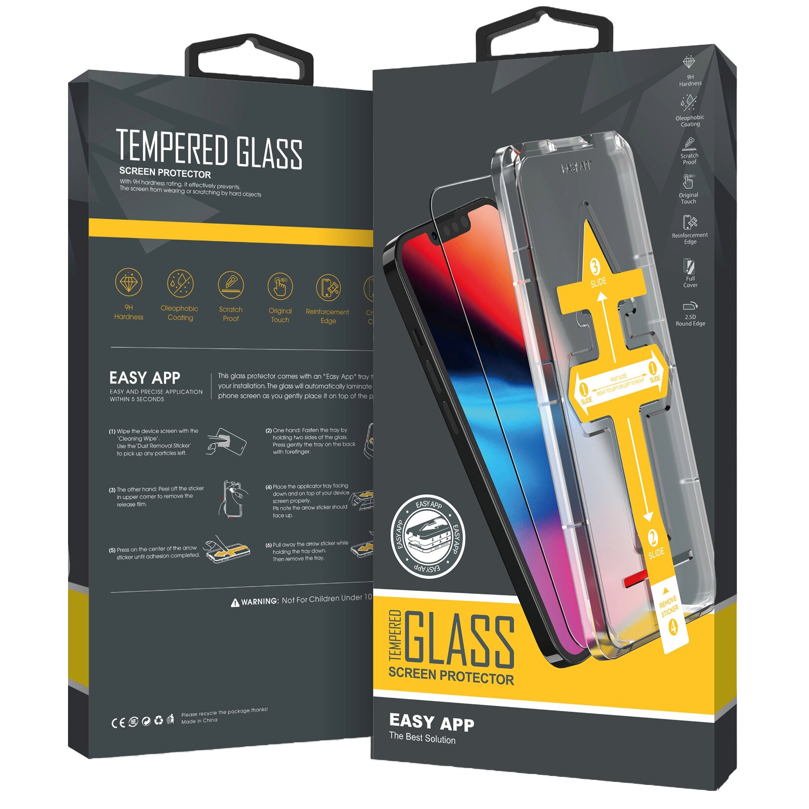 Sticla Temperata 9H pentru Samsung Galaxy S24, Montaj Usor, Protectie Completa, Set complet