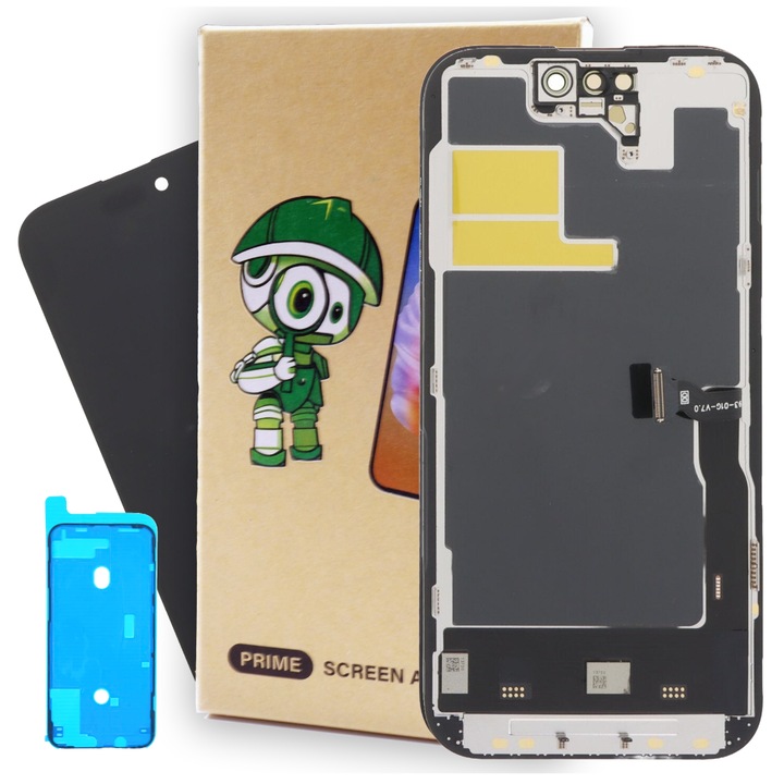 Дисплей за Apple iPhone 14 Pro, Tradebit, Soft OLED, 6.10", пълен комплект