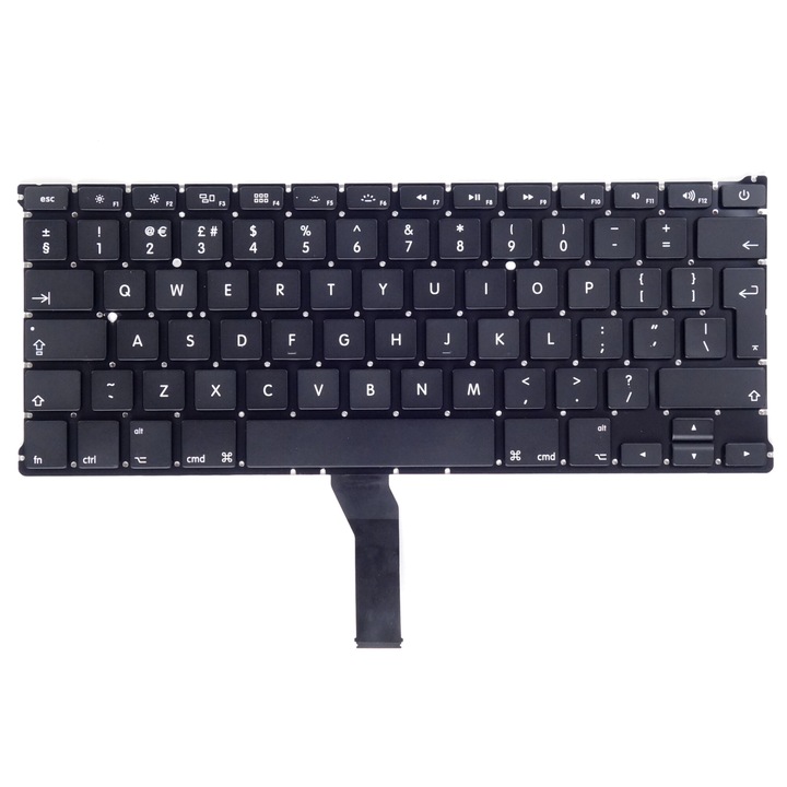Laptop billentyűzet, Tradebit, Apple MacBook Air 13" A1369 A1466, Egyesült Királyság, háttérvilágítás nélkül