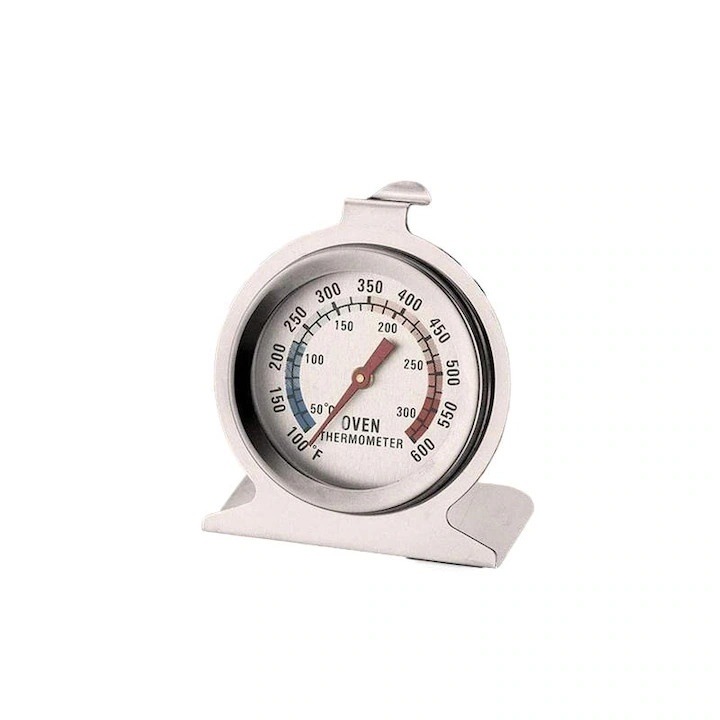 Termometru de cuptor, inox, design practic, citire instantanee, 10x15cm