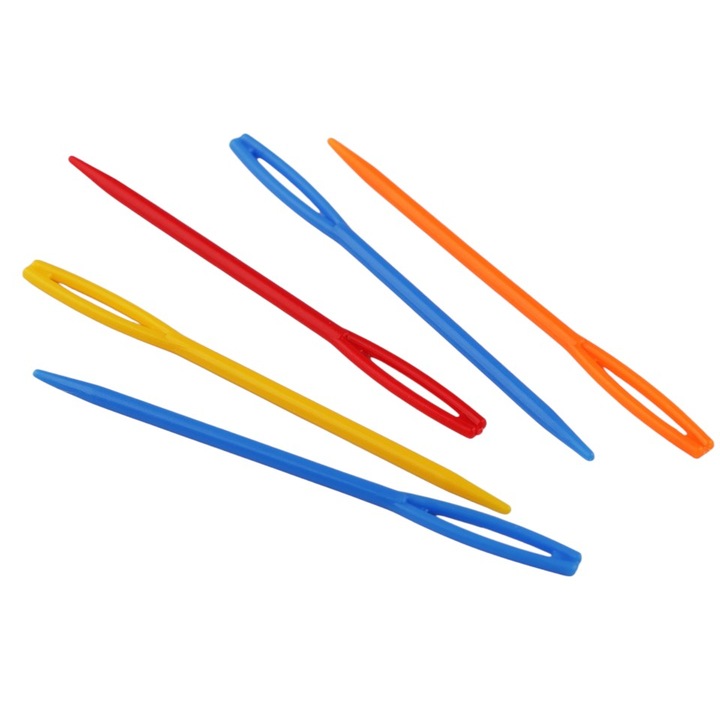 Set 5 ace colorate din plastic Crisalida, 7 cm, boante, multicolor