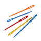 Set 5 ace colorate din plastic Crisalida, 7 cm, boante, multicolor