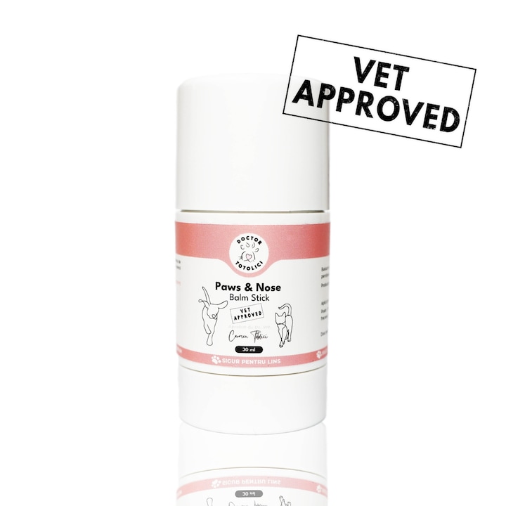 Tömör balzsam/bot mancs és orr kutyáknak és macskáknak Doctor Totolici, 30 ml