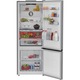 Combina frigorifica Beko B5RCNE535ZXB, 475 l, No Frost, AeroFlow, Everfresh+, HarvestFresh, XXL Bottle holder, Clasa D, H 187 cm, Inox
