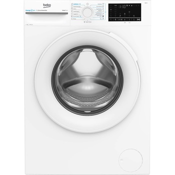 Masina de spalat rufe Beko BM3WFU47415WW, 7 kg, 1400 RPM, Clasa A, Motor ProSmart Inverter, Recycled Tub, Hygiene+, SteamCure, AddXtra, Alb