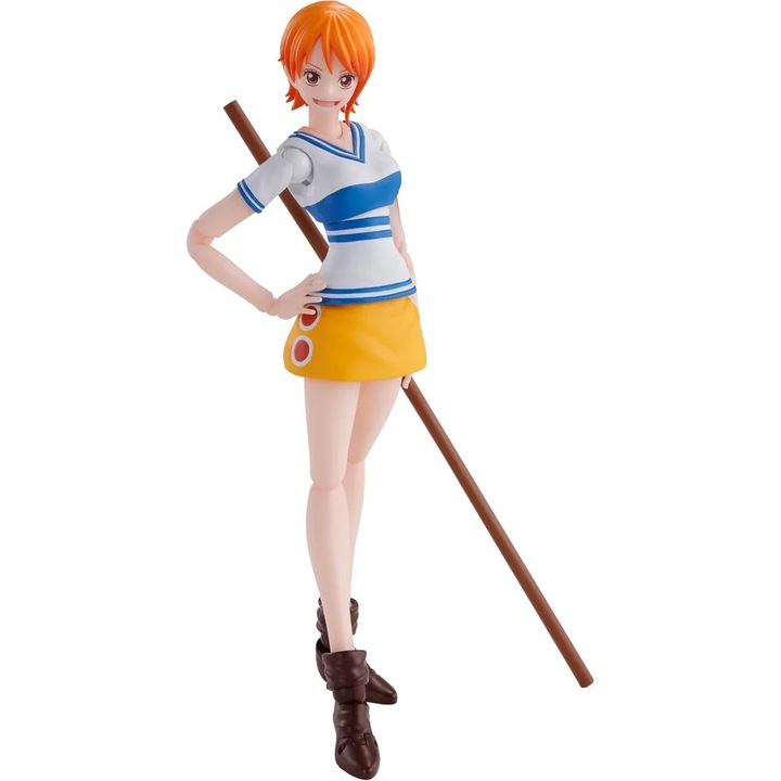 Figurina Articulata Bandai, One Piece, S.H. Figuarts, Nami Romance Dawn, 14 cm