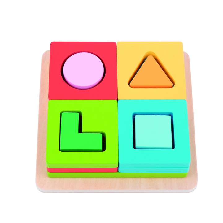 Mamido Fajáték összeszerelhető - Formák és színek 20 cm