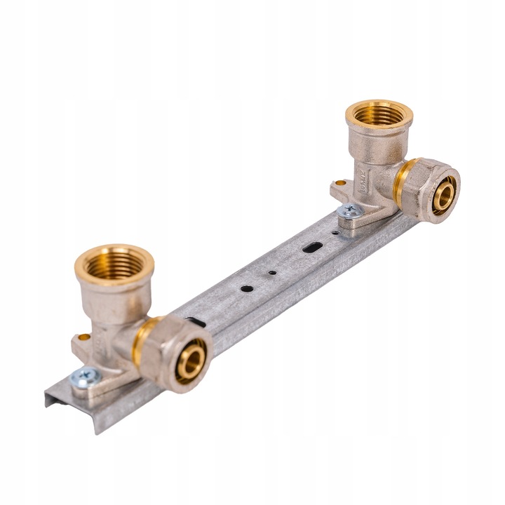 Banda de montare, Diamond, PEX 16x1/2", 150mm, manere din alama, rezistenta la coroziune