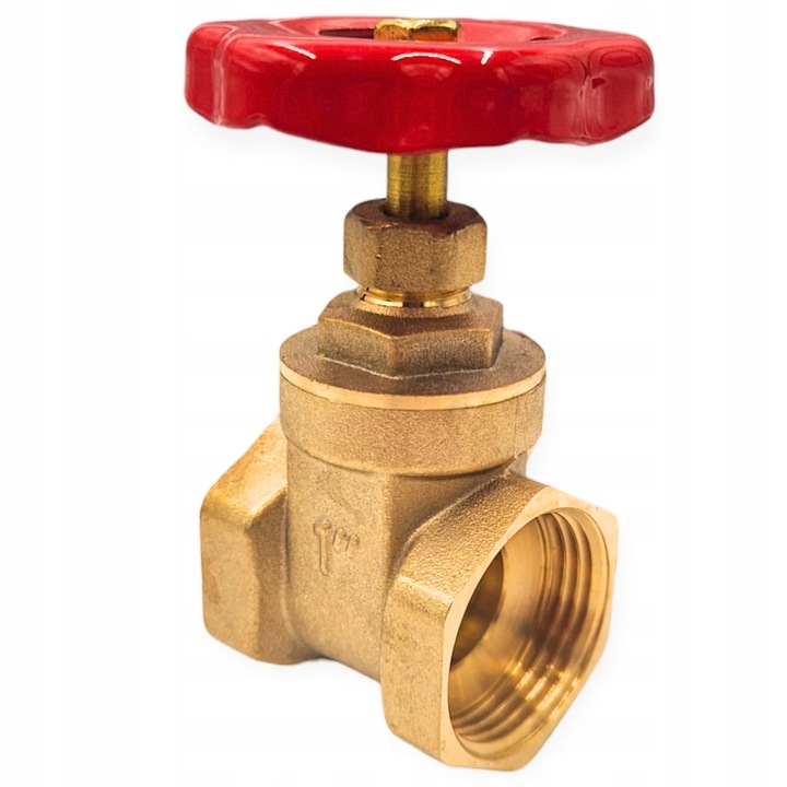 Robinet de apa, GOSHE, 1/2", Alama, Rezistent la coroziune, Auriu/Rosu