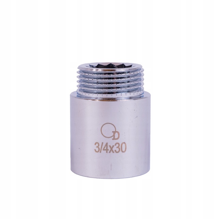 Hosszabbító 3/4" Diamond, 30mm, krómozott sárgaréz, korrózióálló