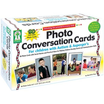 Photo Conversation Cards for Children with Autism and Asperger's, Sherrill B. Flora (Author) Photo Conversation Cards for Children with Autism and Asperger's, Sherrill B. Flora (Author)