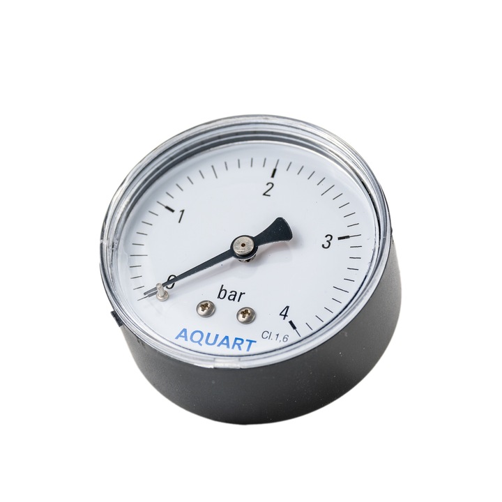 Axiális manométer tárcsával, 0-2,5 bar, 63 mm