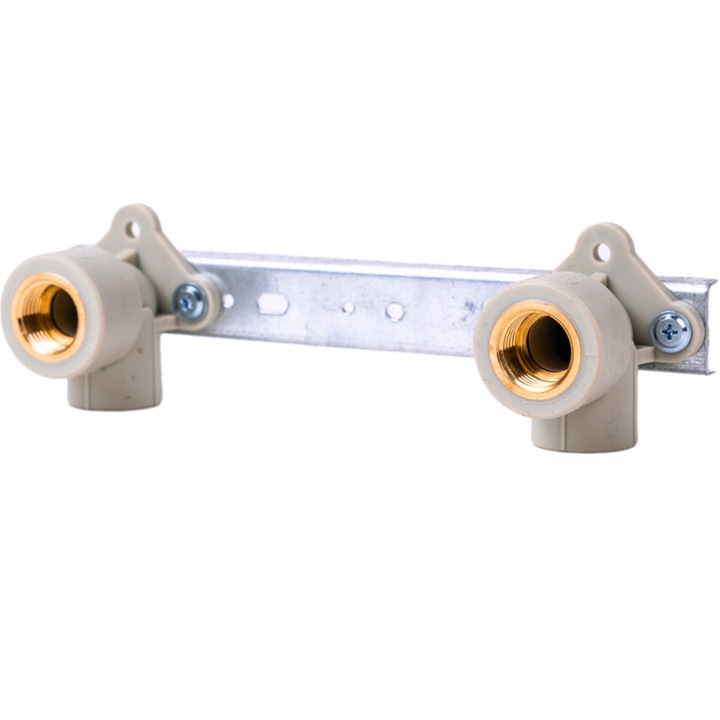 Racord, Diamond, PP-R, 1/2 x 20 x 100 mm, argintiu/bej