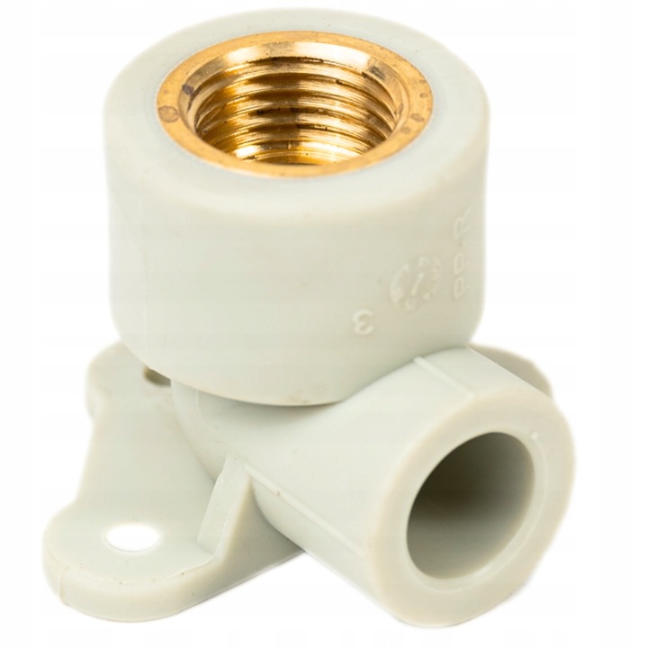 Felfüggesztő könyök 16mm x 1/2" PP-R, Hamuszín, Univerzális felhasználás