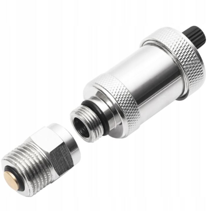 Обезвъздушителен клапан 1/2, Диамант, месинг, 7л/мин, сребрист