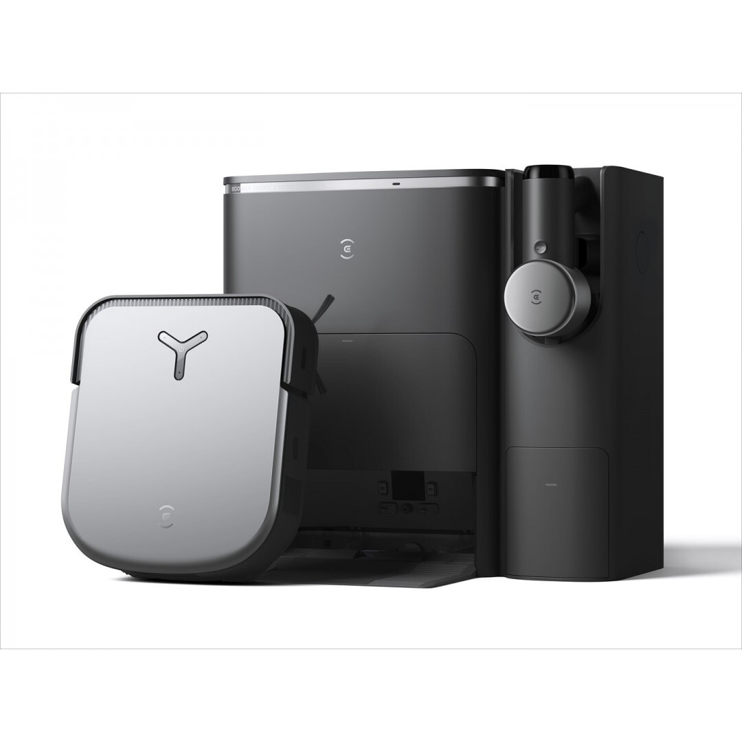 Robot aspirator Ecovacs Deebot X2 Combo, 8700 Pa, negru, 5 kg