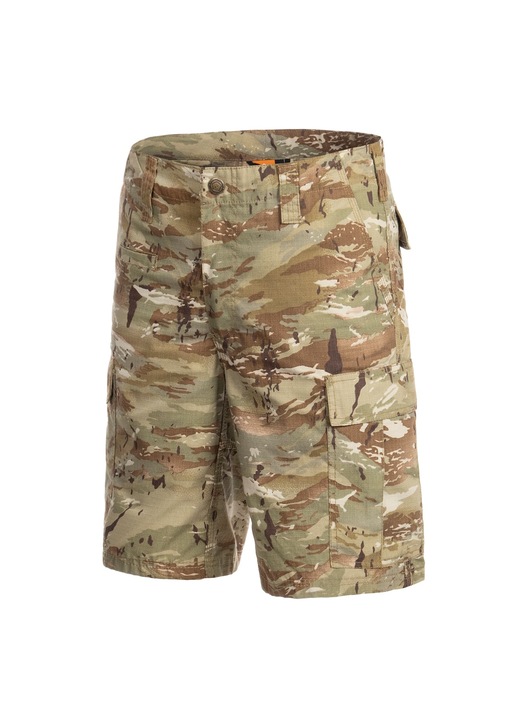Férfi Pentagon BDU rövidnadrág, 7 zsebes, poliészter/pamut, terepszínű, 46 EU