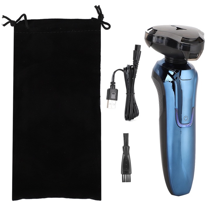 Електрическа самобръсначка Longziming, водоустойчива, с акумулаторна батерия, интелигентна система за бръснене, 800 mAh