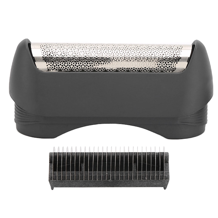 Резервен екран за електрическа самобръсначка Longziming, водоустойчив, миещ се, комплект от 2 части