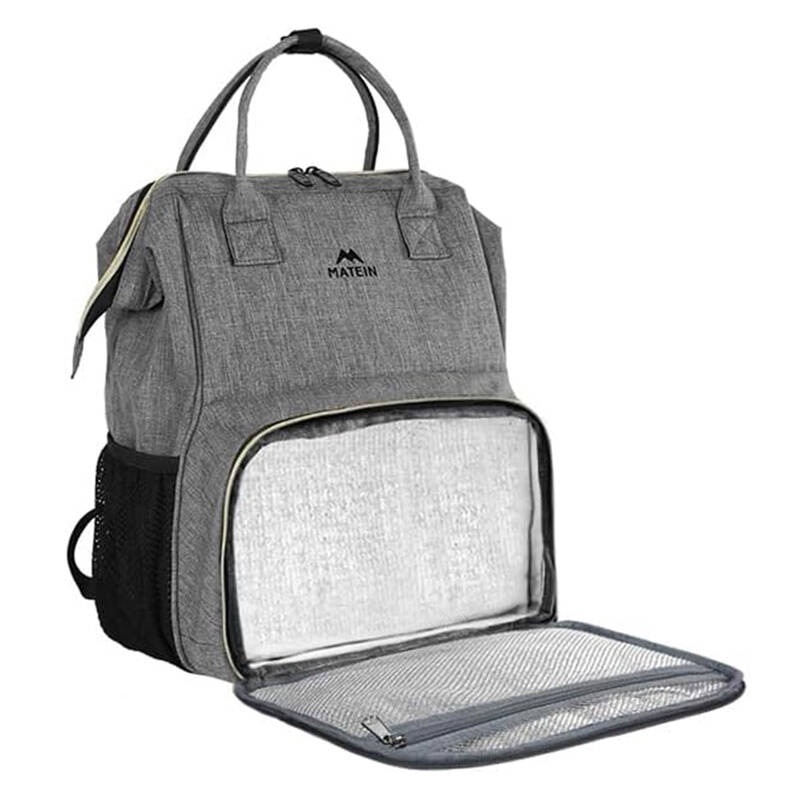 Laptop Rucsac / Lunch Bag 15.6'' Matein 1368 USB Gri