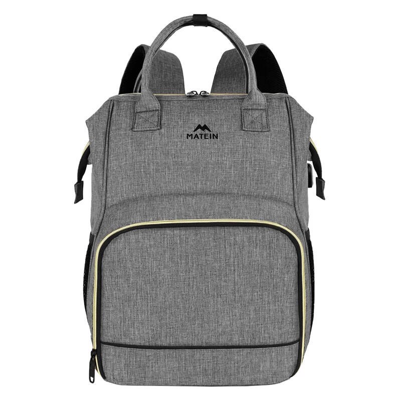 Laptop Rucsac / Lunch Bag 15.6'' Matein 1368 USB Gri