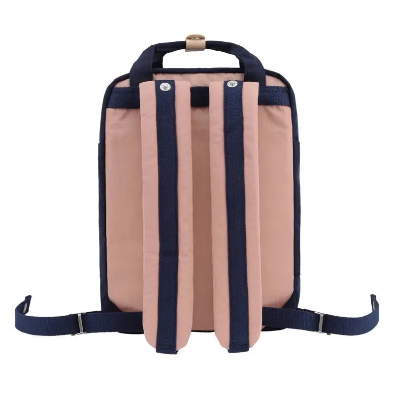 Rucsac laptop 14'', Himawari 188L, granat-roz, 39x28x15cm, 2 compartimente, 9 buzunare