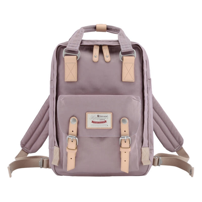 Rucsac laptop 14'', Himawari 188L, lila, 2 compartimente, 9 buzunare, 39x28x15cm