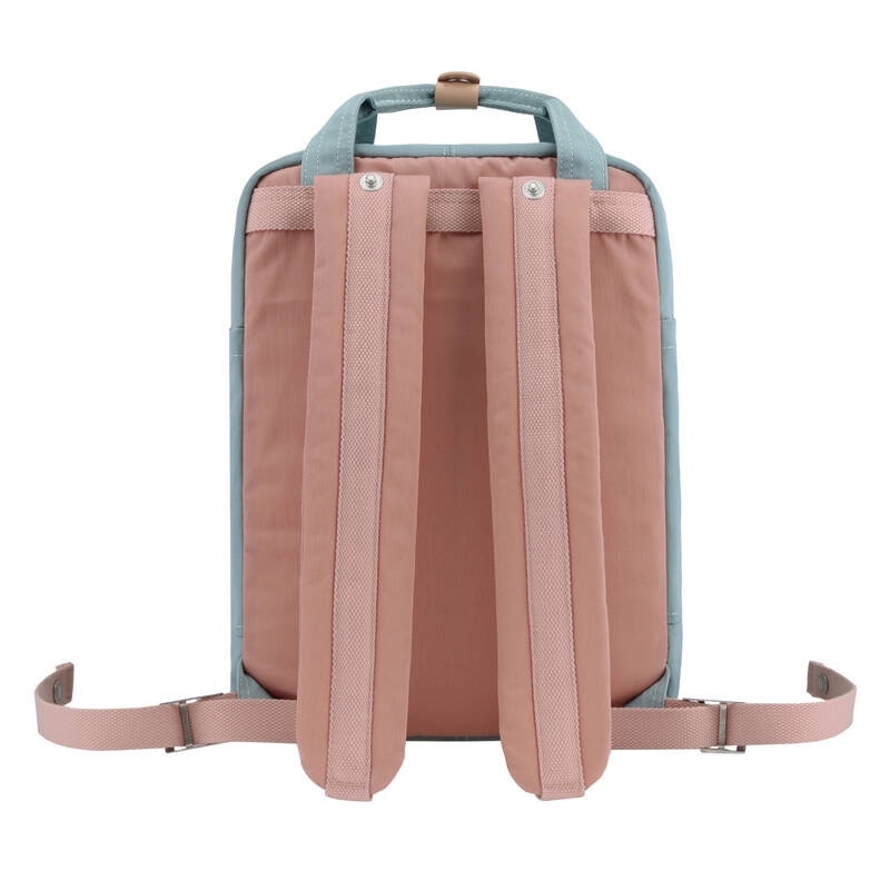 Rucsac pentru laptop Himawari, 14 inch, Capacitate 16L, Albastru/Roz