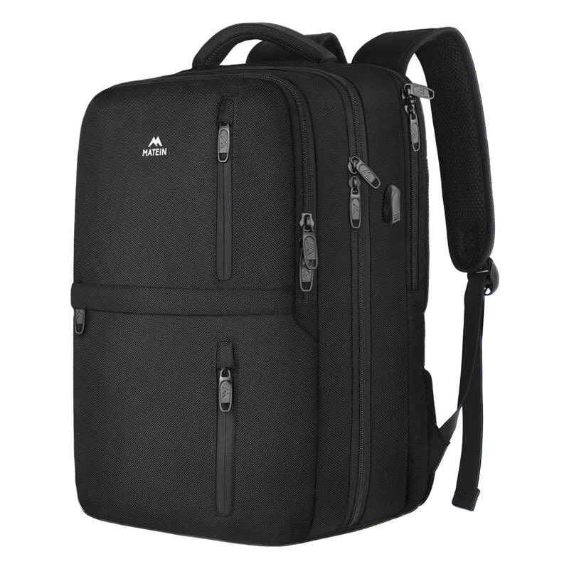 Matein 1197 17'' Laptop Rucsac de calatorie negru USB
