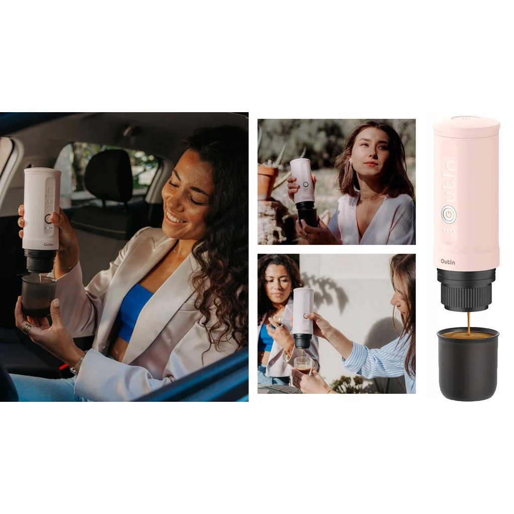 Outin Nano 7500mAh filtru de cafea portabil (roz) - BCRF editie limitata