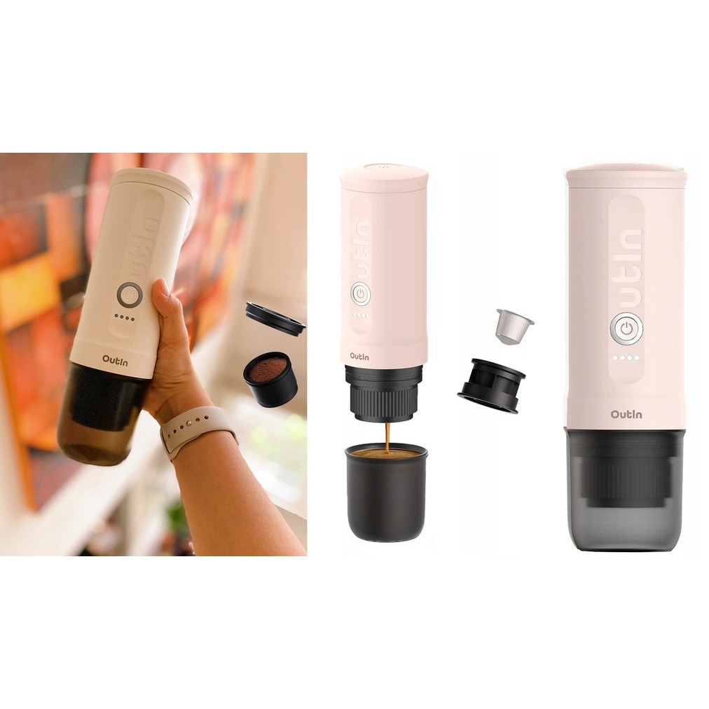 Outin Nano 7500mAh filtru de cafea portabil (roz) - BCRF editie limitata