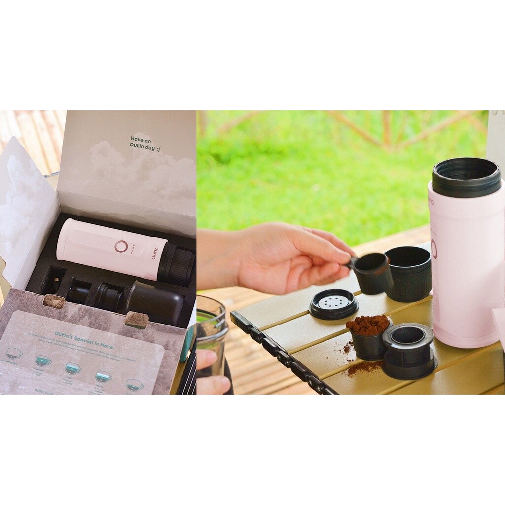 Outin Nano 7500mAh filtru de cafea portabil (roz) - BCRF editie limitata