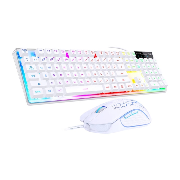 Tastatura gaming, Rapid Trigger, Switch-uri hot-swappable, albastra, 61 taste