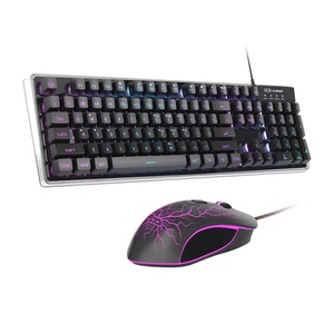 Set tastatura + mouse cu fir MageGee K1 (negru)