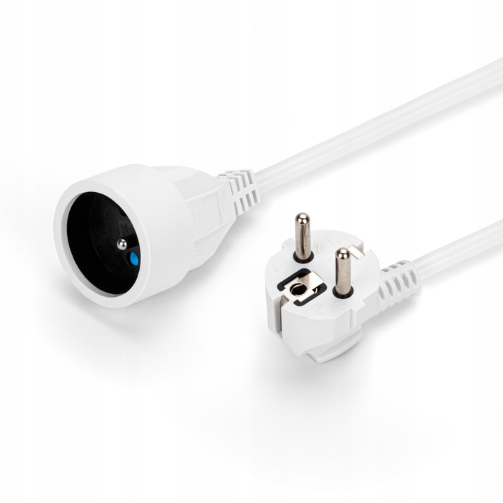 MONTIS удължител 20м, 1 гнездо, бял, IP20 230V